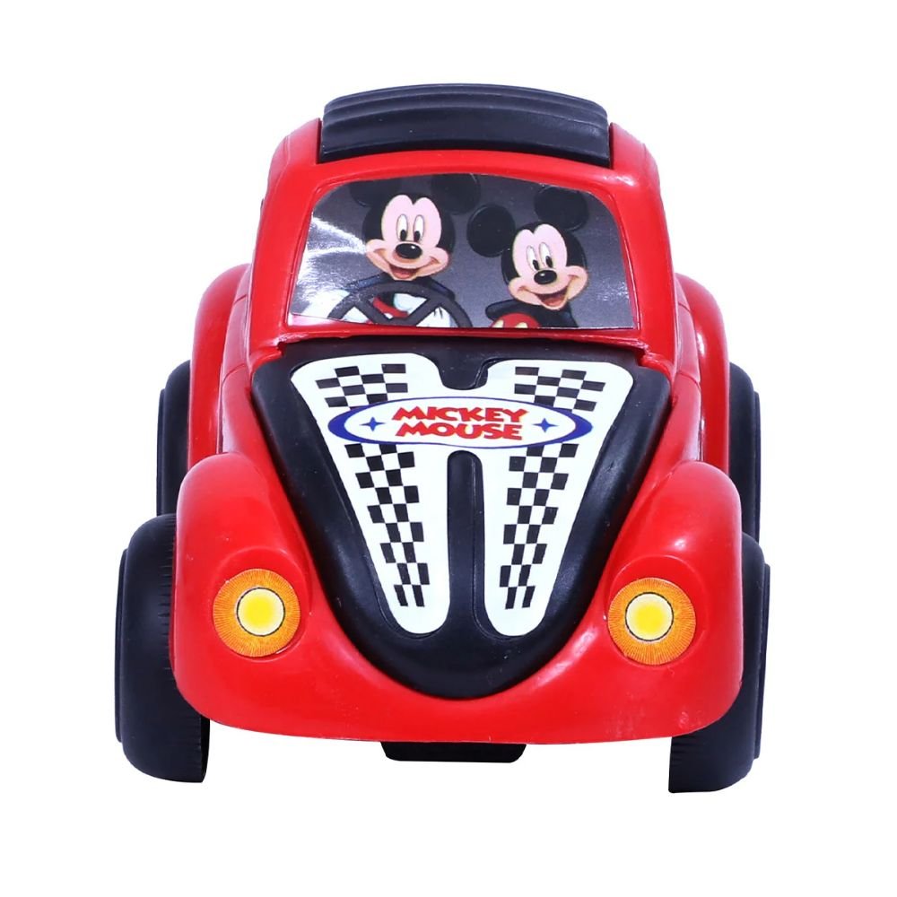 Mickey Mouse Pull String Cars